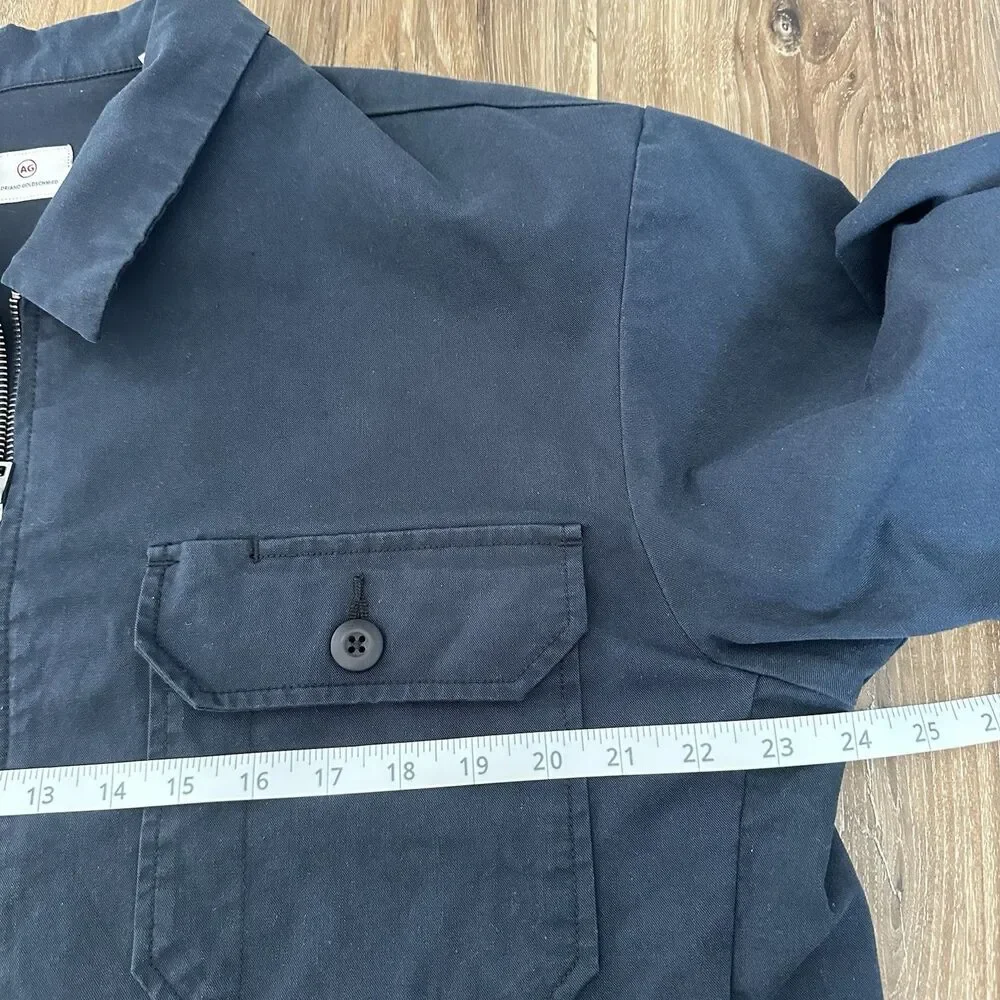 AG Adriano Goldschmied Axle Shop Jacket Men’s XL Navy Blue Rare Style 4381CRT